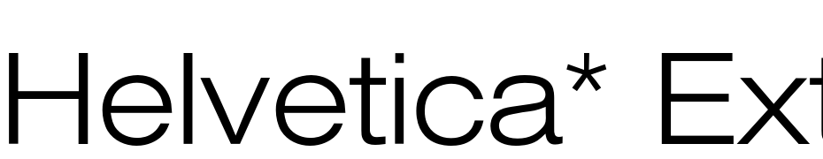 Helvetica* Extended Extra Light Font Download Free